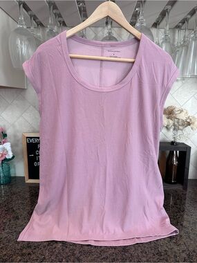 Banana Republic Cap-Sleeve Scoop Neck Tank in Dusty Rose